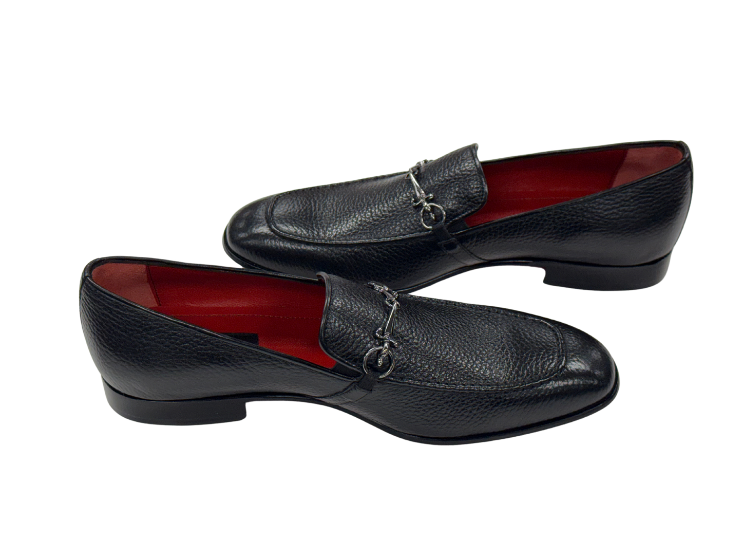 Black Leather Loafers