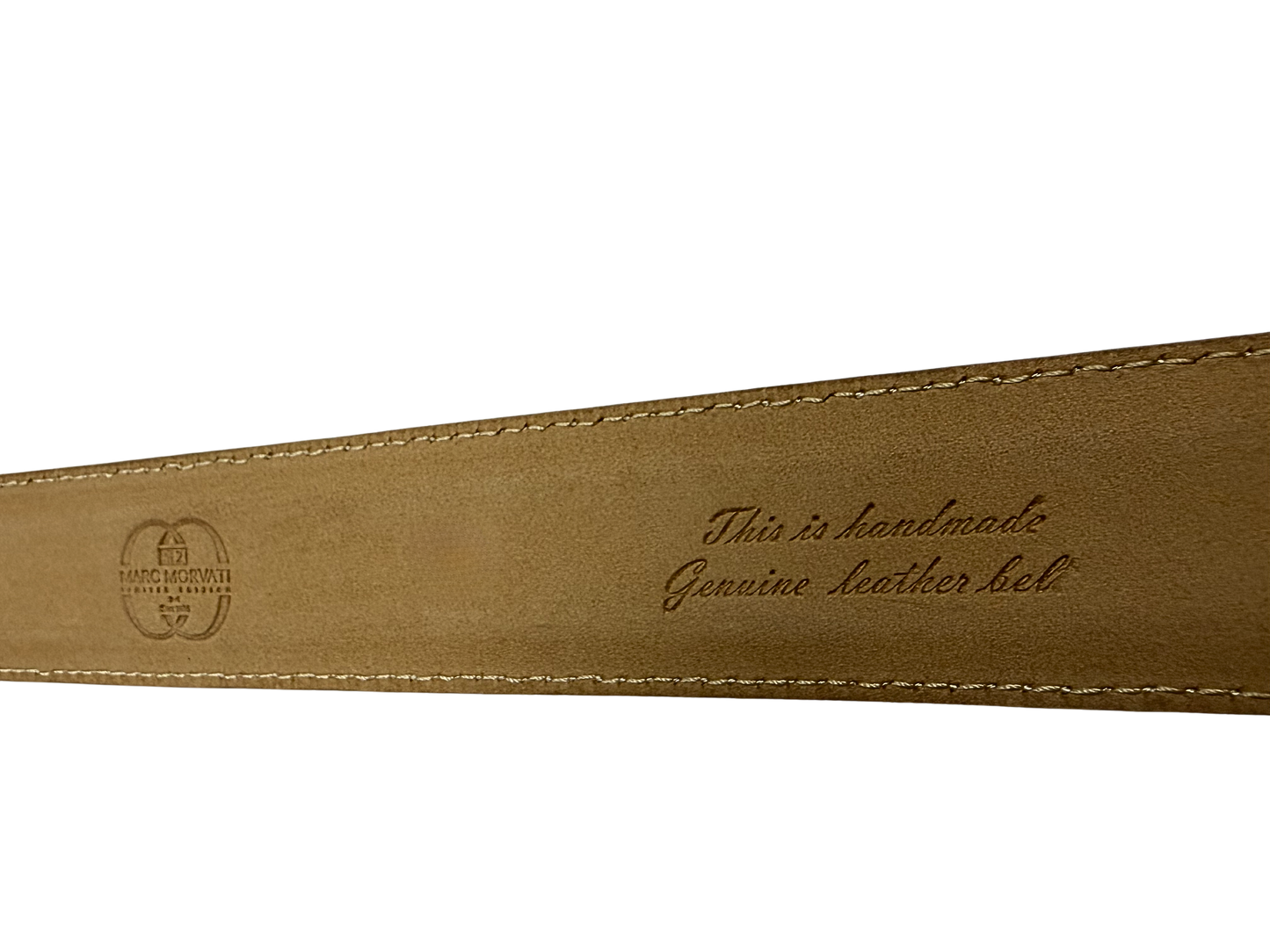 Taupe Woven Leather Belt