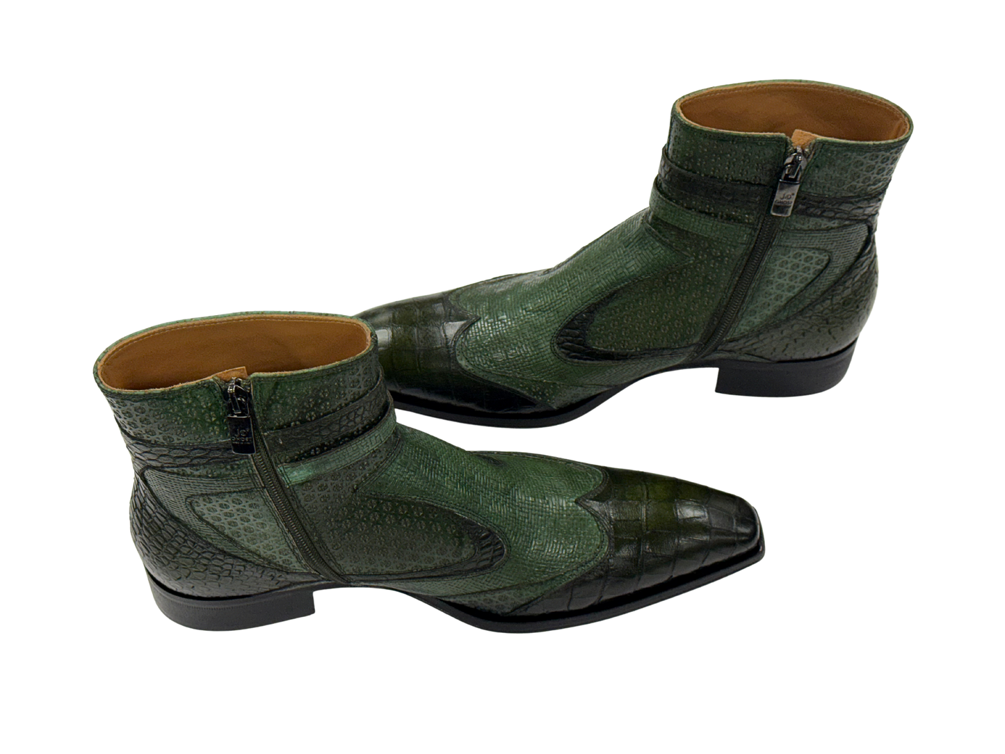 Forest Python Buckle Boots