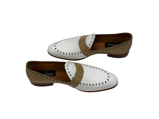 Tan Two-Tone Loafers