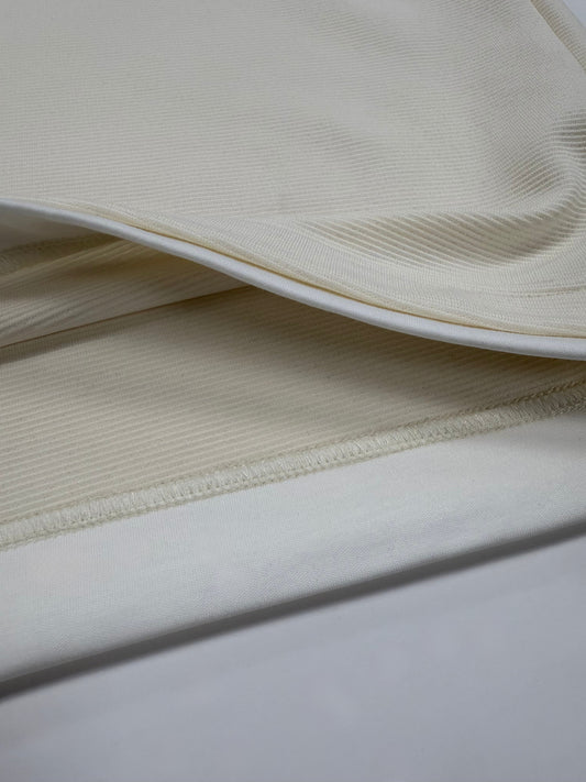 Ivory Double Layer V-Neck Tee