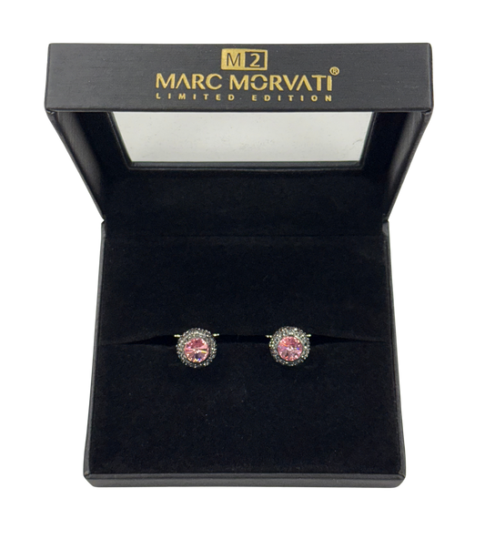 Pink Champagne Halo Cufflinks