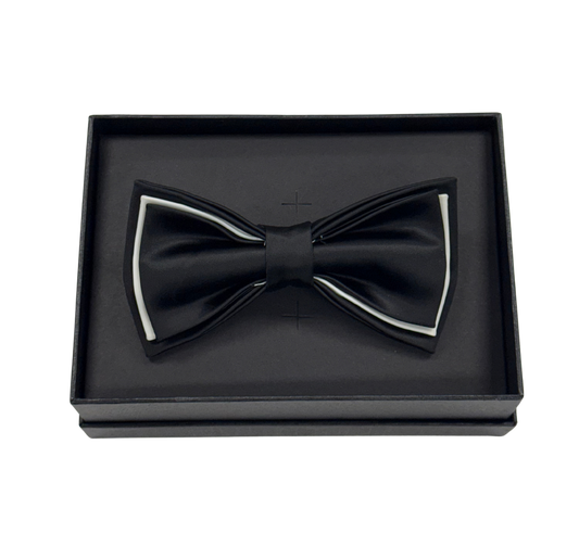 Black Framed Bow Tie