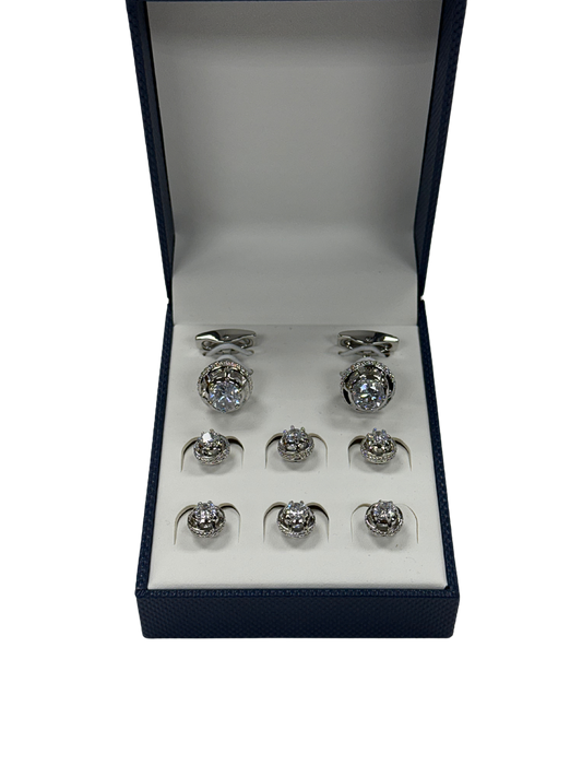 Crystal Halo Tuxedo Set