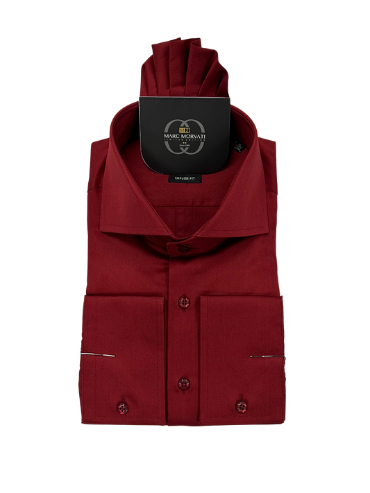 Wine Red Dress Shirt