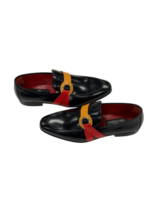 Black Ring Loafers
