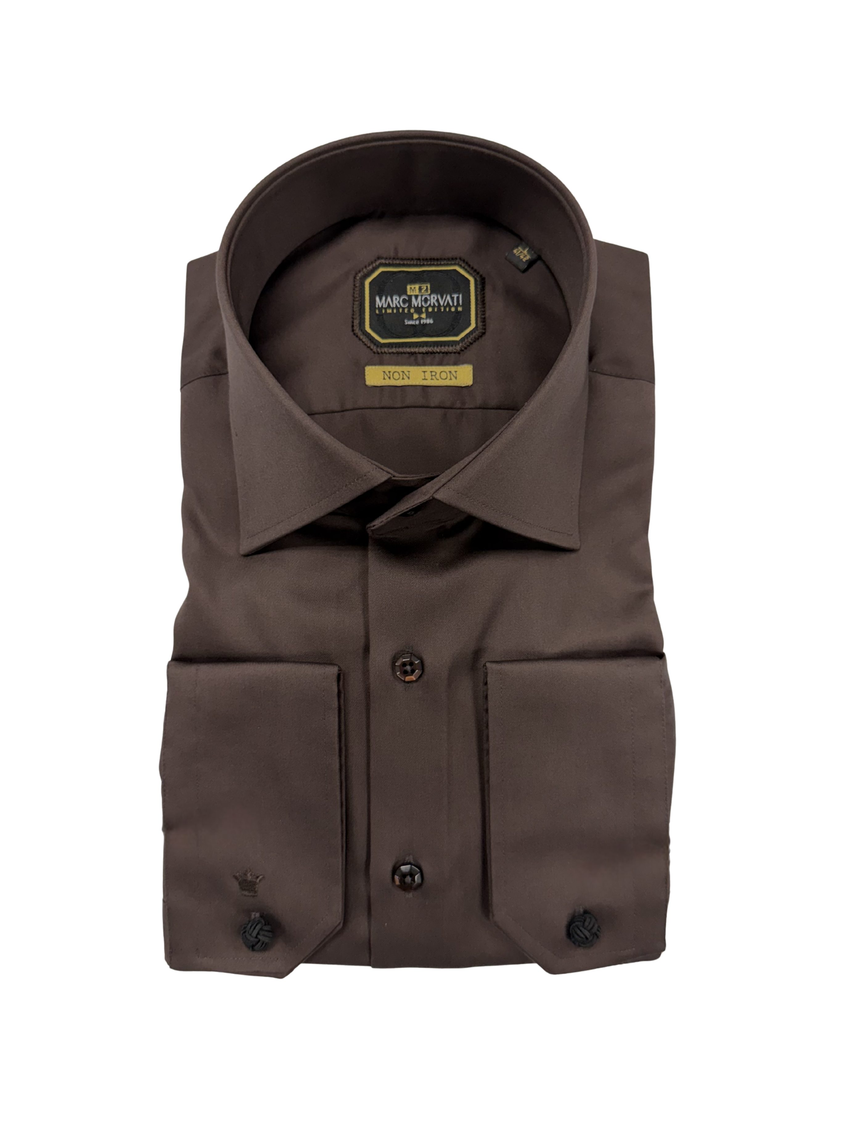 chocolate dress shirt for men Men's Ely Cattleman Long Sleeve Solid Chocolate Western Shirt LT