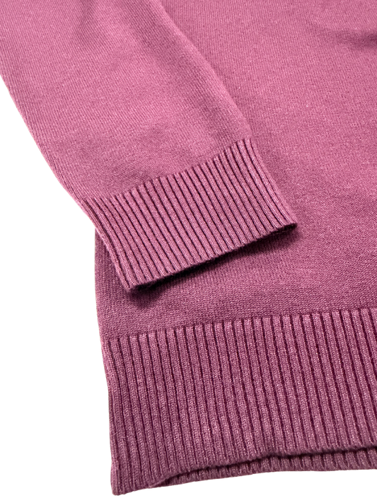 Burgundy Ribbed Turtleneck