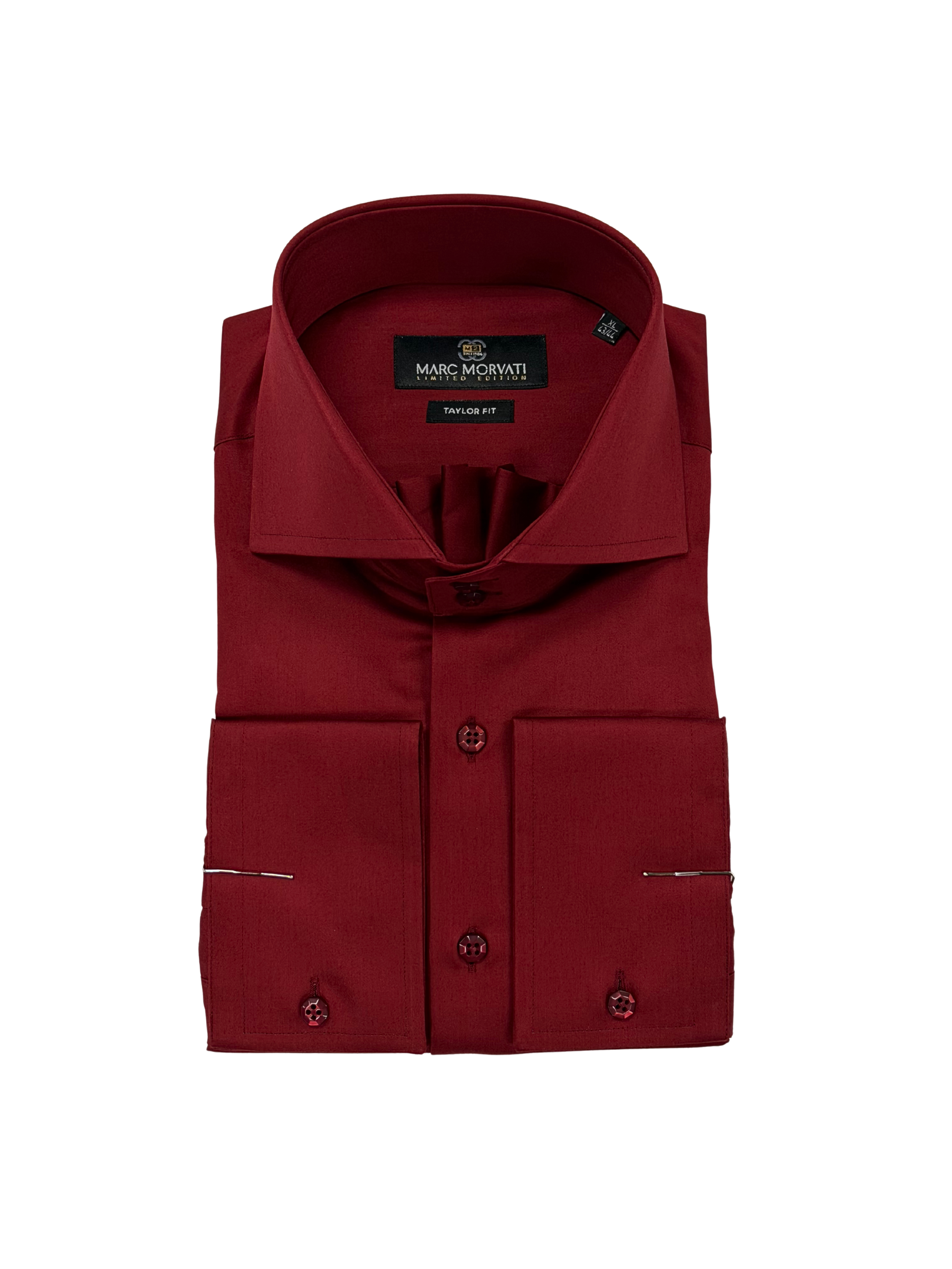Wine Red Dress Shirt  M2 By Morvati
