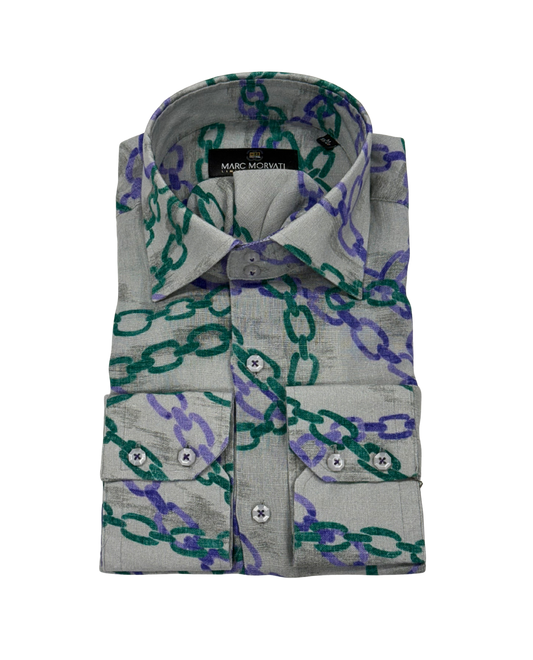 Chainlink Linen Shirt