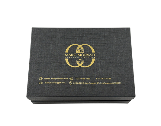 Black Crystal Bow Tie