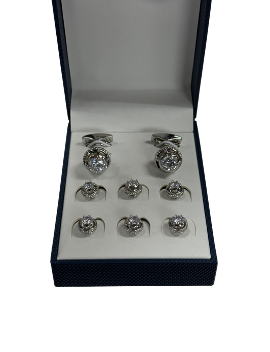 Crystal Halo Tuxedo Set