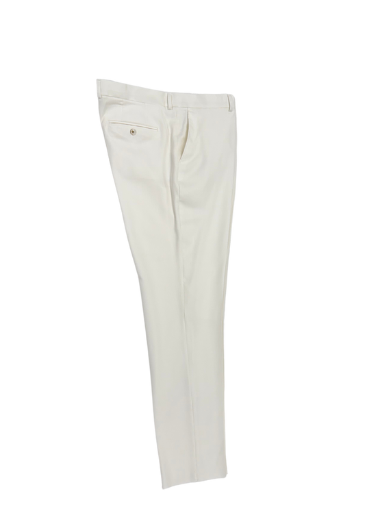 Ivory Linen Trouser