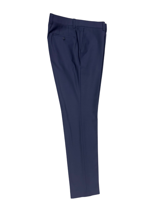 Navy Classic Wool Trouser