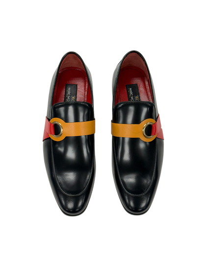 Black Ring Loafers