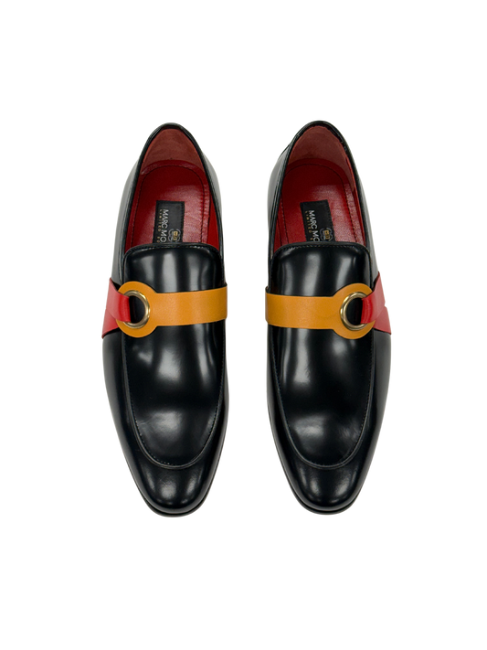 Black Ring Loafers