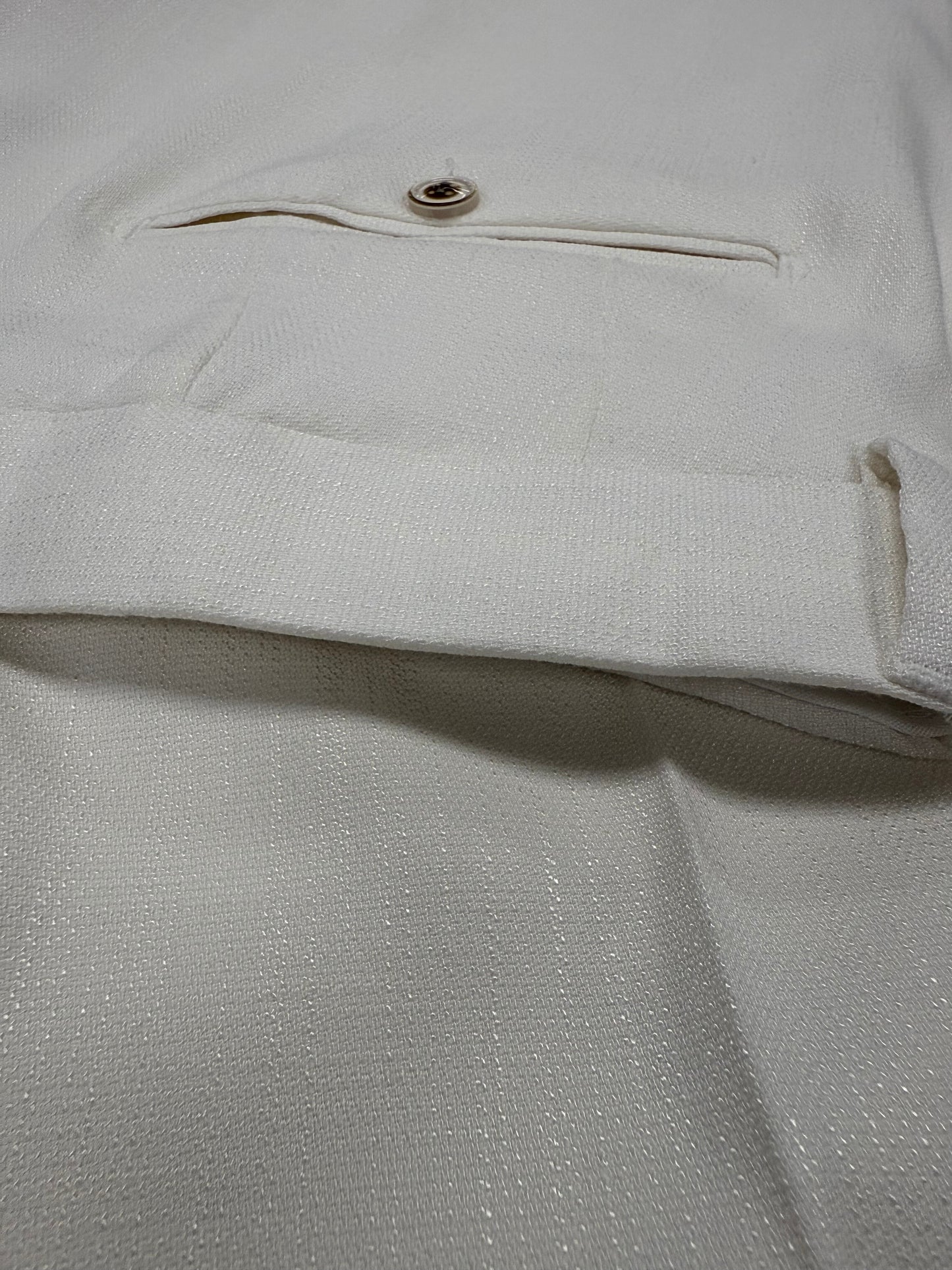 Ivory Linen Trouser