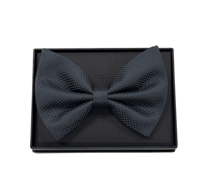Charcoal Textured Bow Tie