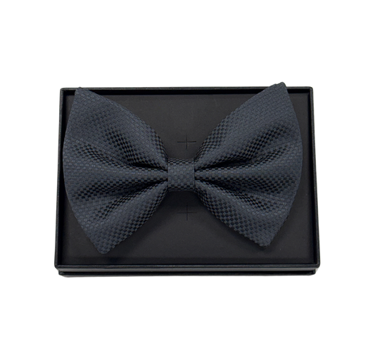 Charcoal Textured Bow Tie