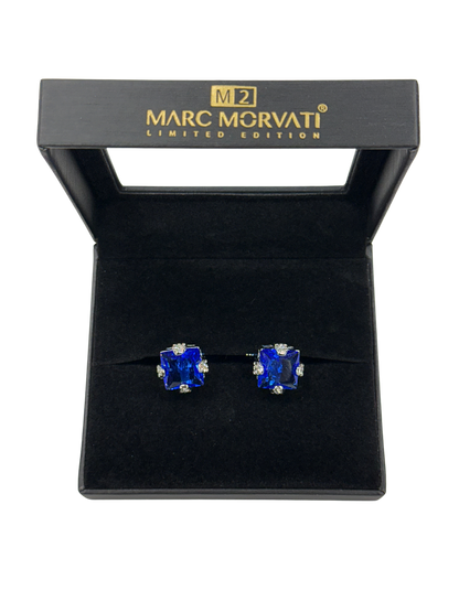 Cobalt Crest Cufflings | Silver