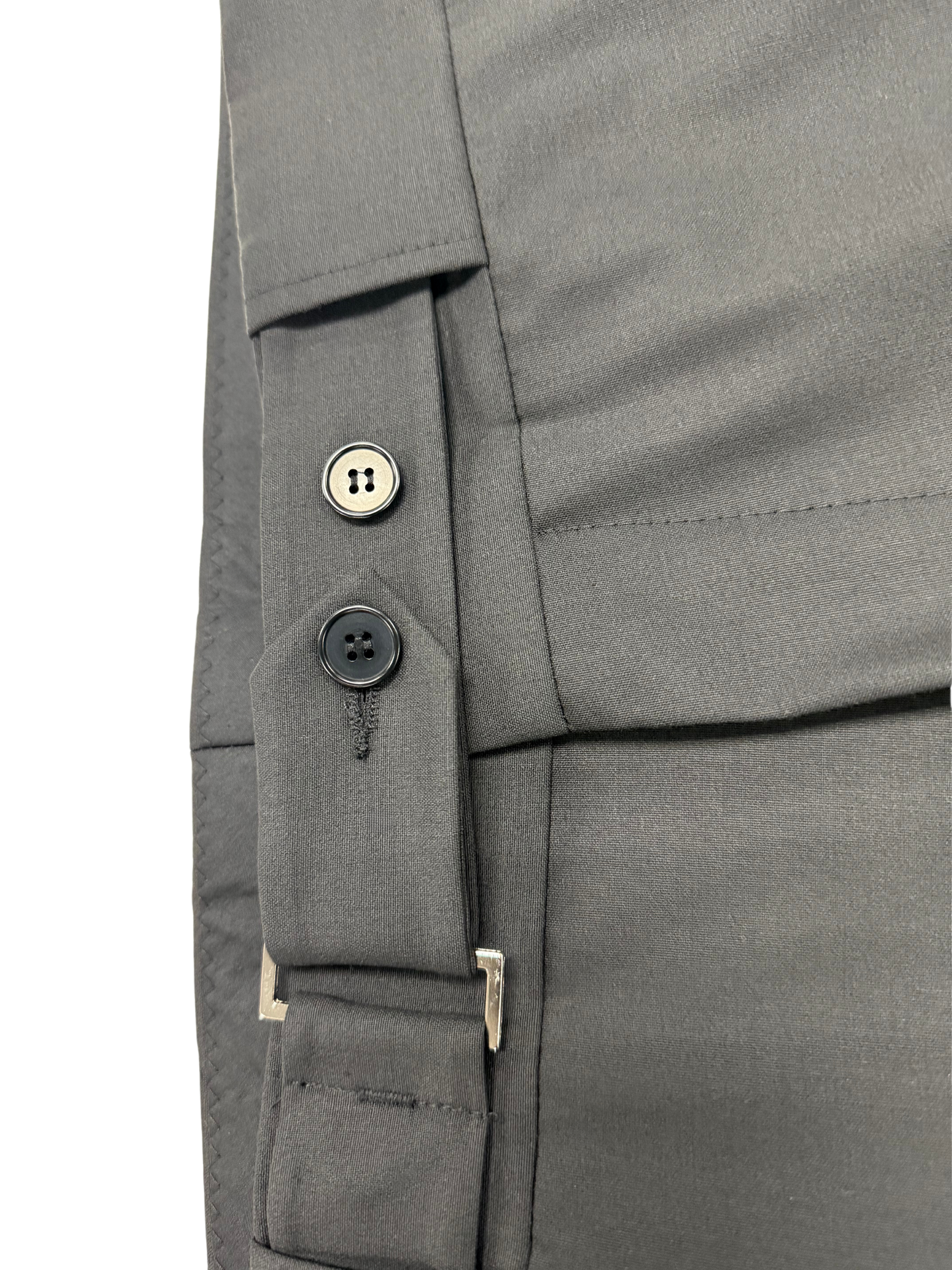 Black Tab Wool Trouser