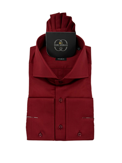 Wine Red Dress Shirt