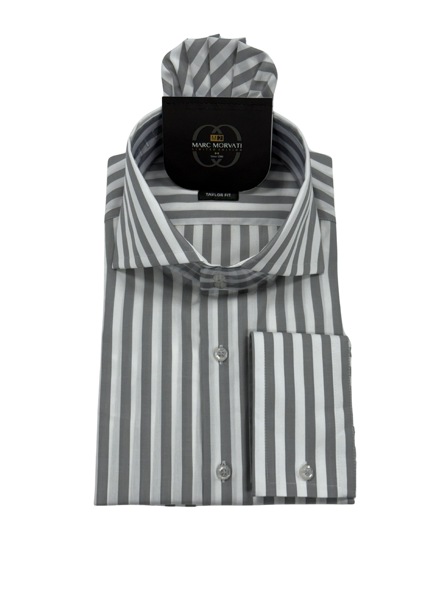 Gray Stripe Dress Shirt