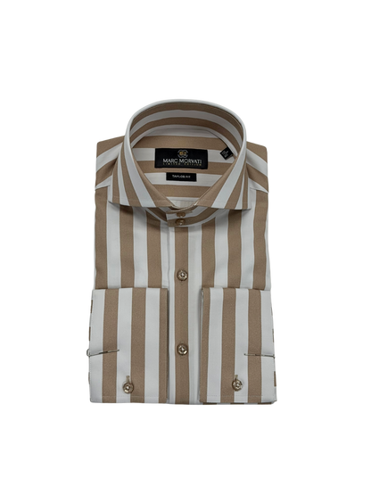 Sand Stripe Dress Shirt