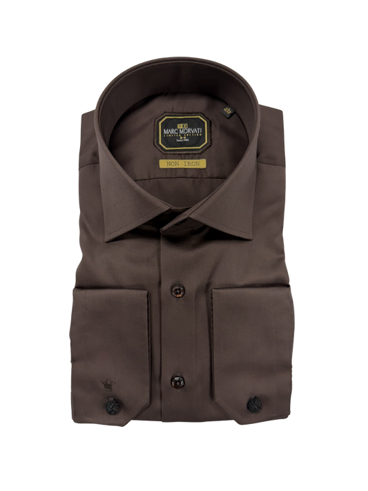Espresso Brown Dress Shirt