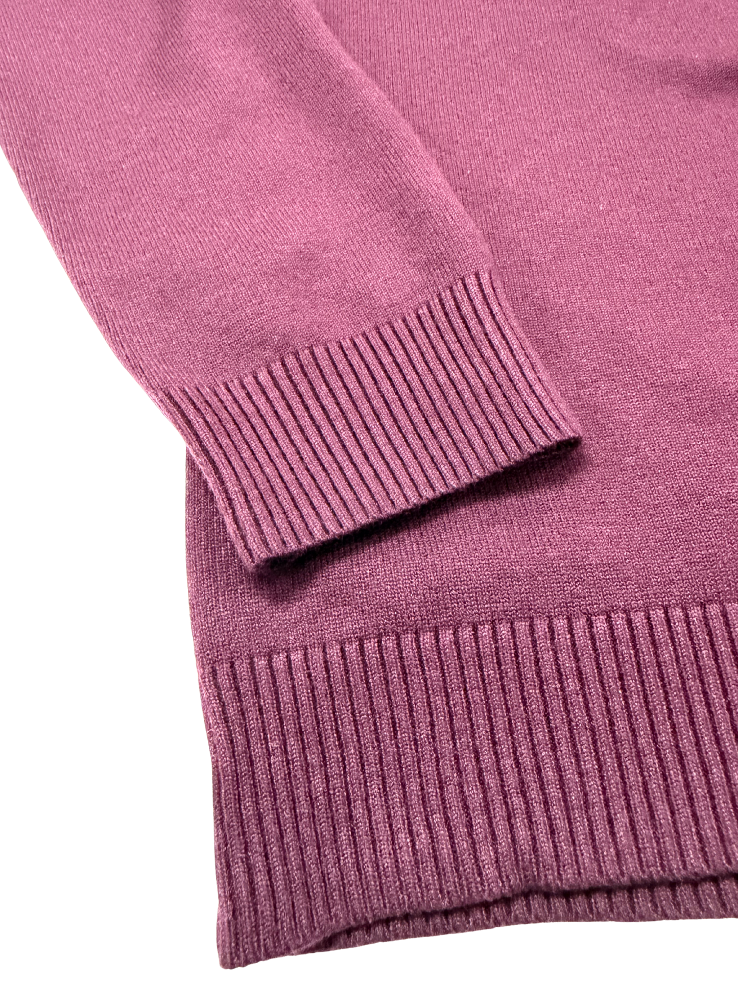 Burgundy Ribbed Turtleneck