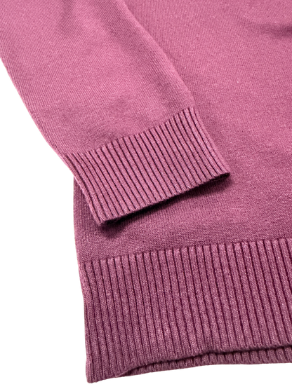 Burgundy Ribbed Turtleneck