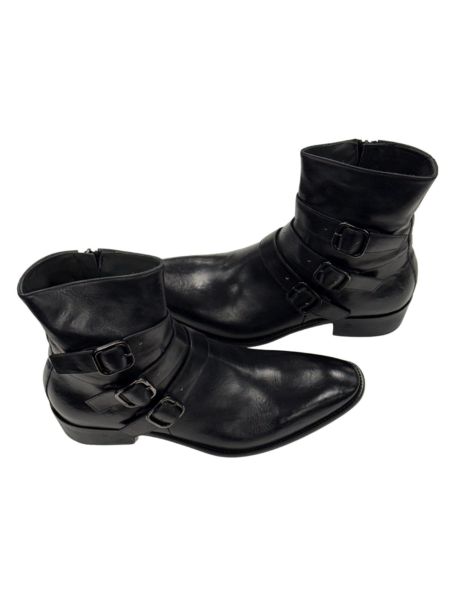 Triple Buckle Boots