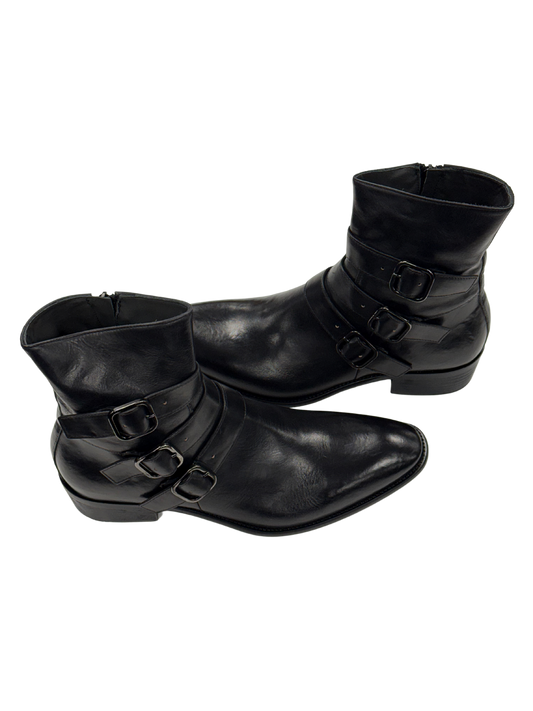 Triple Buckle Boots