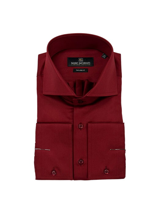 Wine Red Dress Shirt