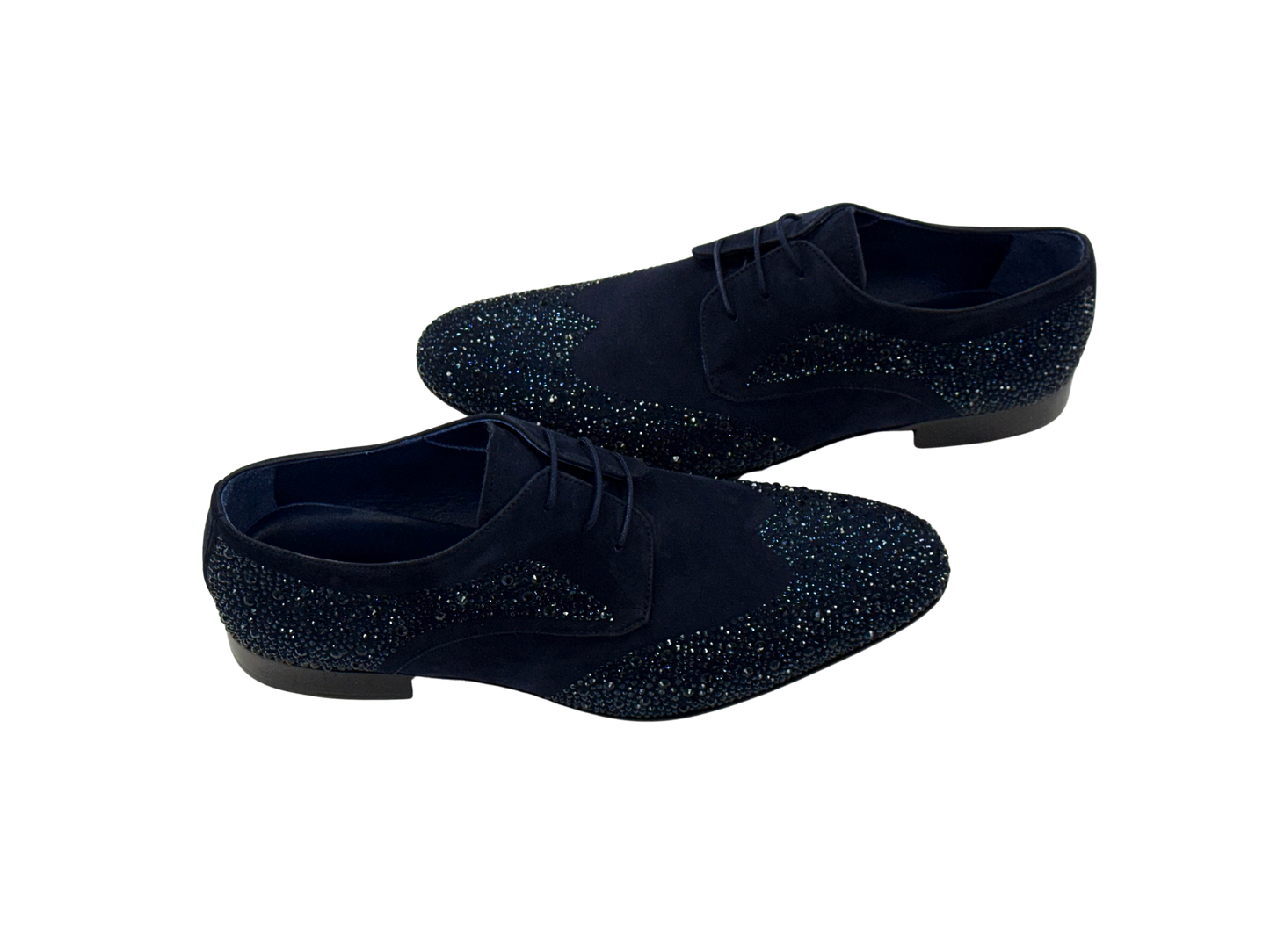 Navy Crystal Oxfords