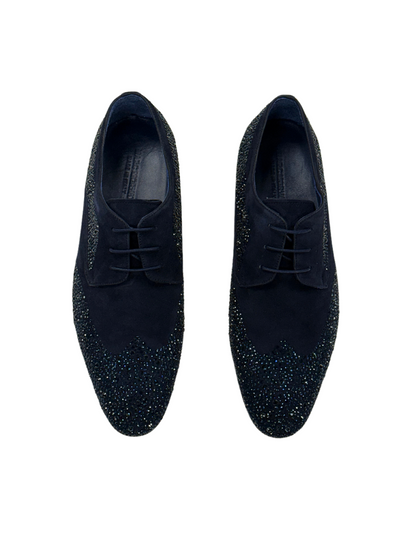 Navy Crystal Oxfords