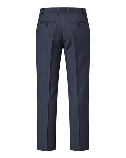 Navy Classic Wool Trouser