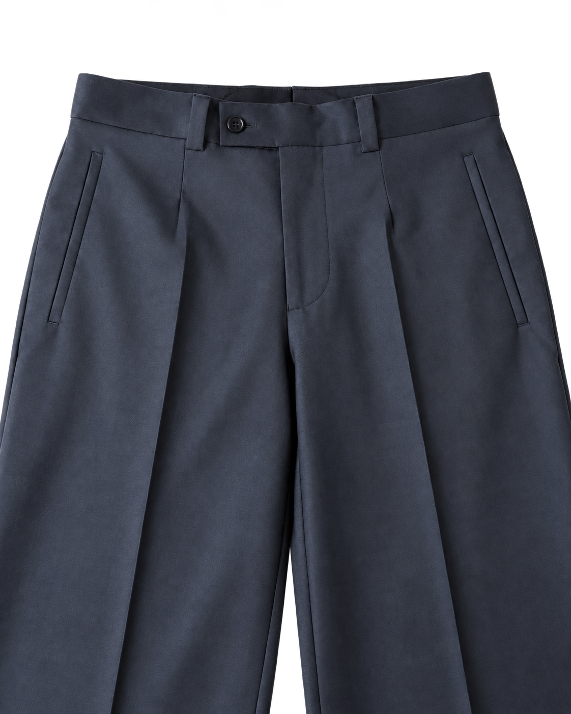 Navy Wide Leg Trouser