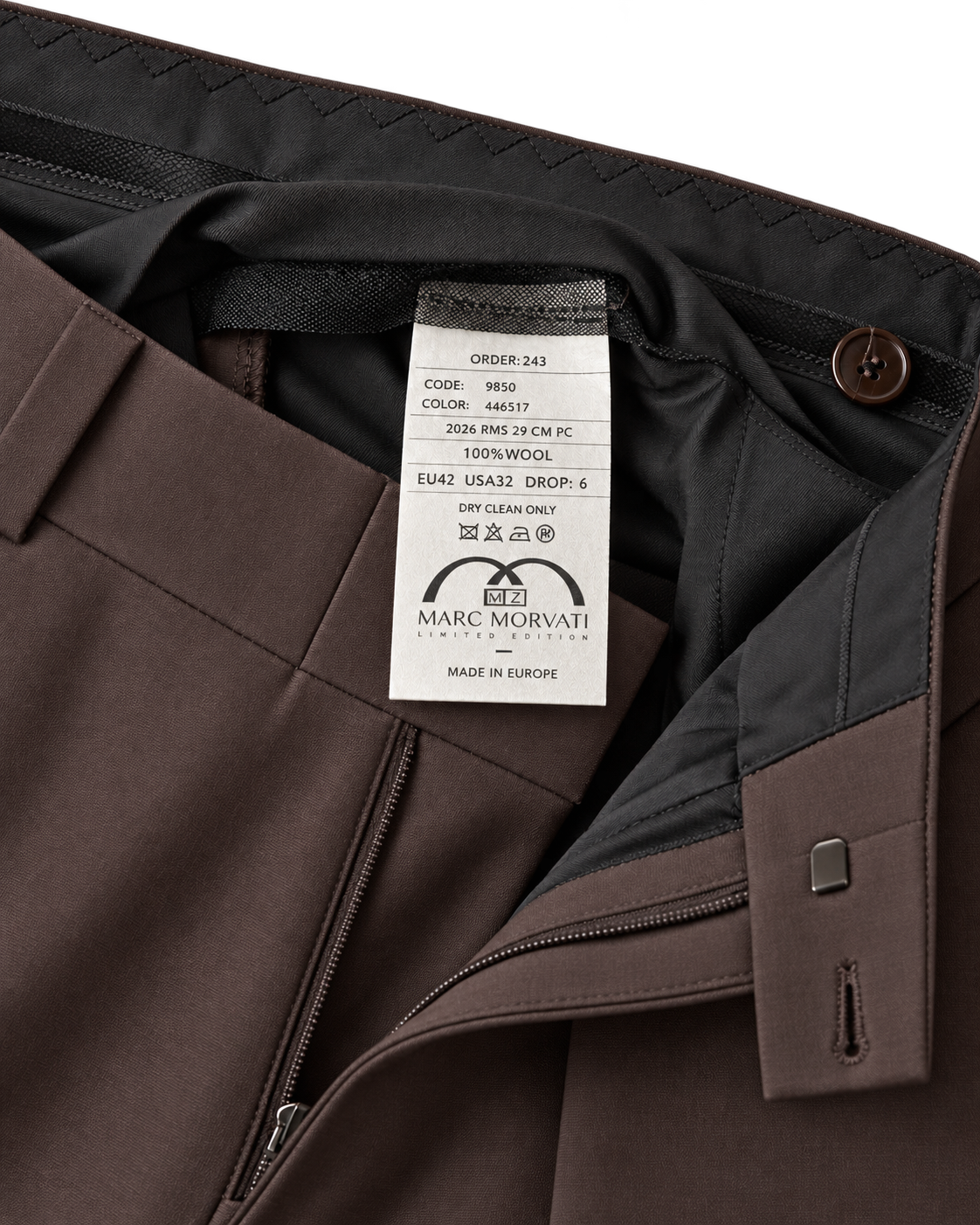 Espresso Wide Leg Trouser