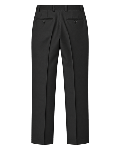 Black Classic Wool Trouser