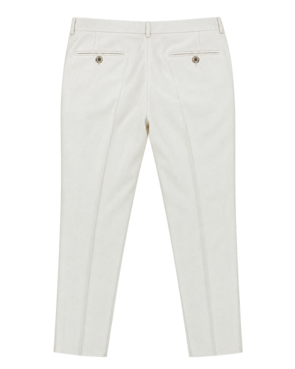 Ivory Linen Trouser