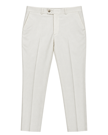 Ivory Linen Trouser