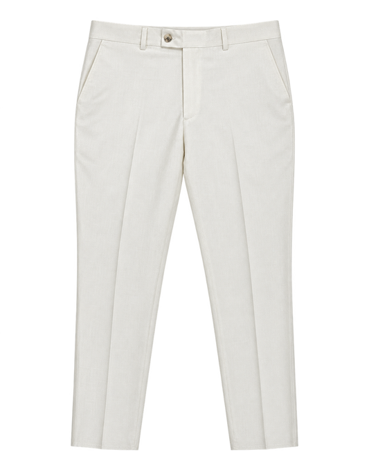 Ivory Linen Trouser