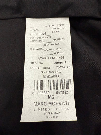 Black Tab Wool Trouser