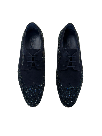 Navy Crystal Oxfords