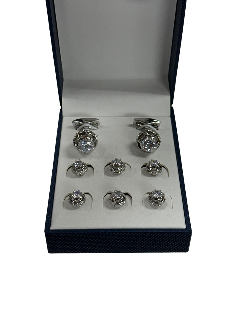 Crystal Halo Tuxedo Set