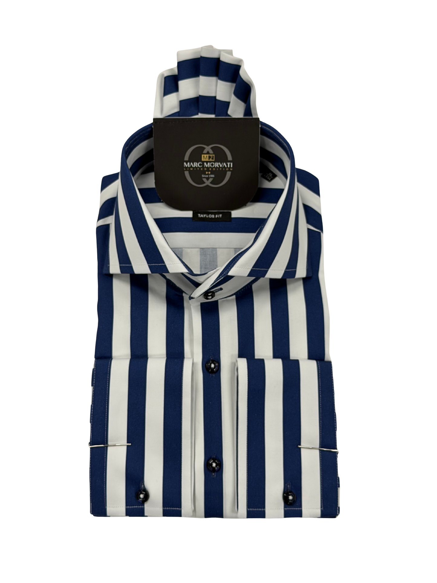 Navy Stripe Dress Shirt