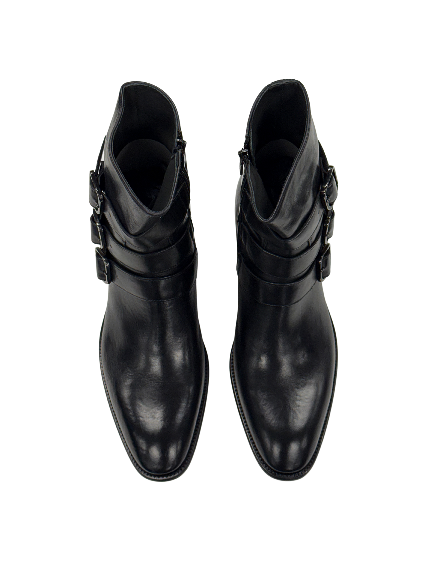 Triple Buckle Boots
