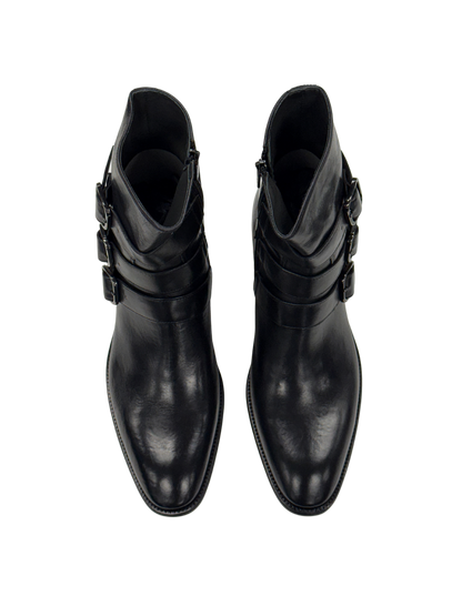 Triple Buckle Boots