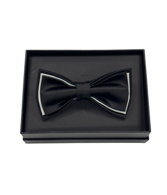 Black Framed Bow Tie